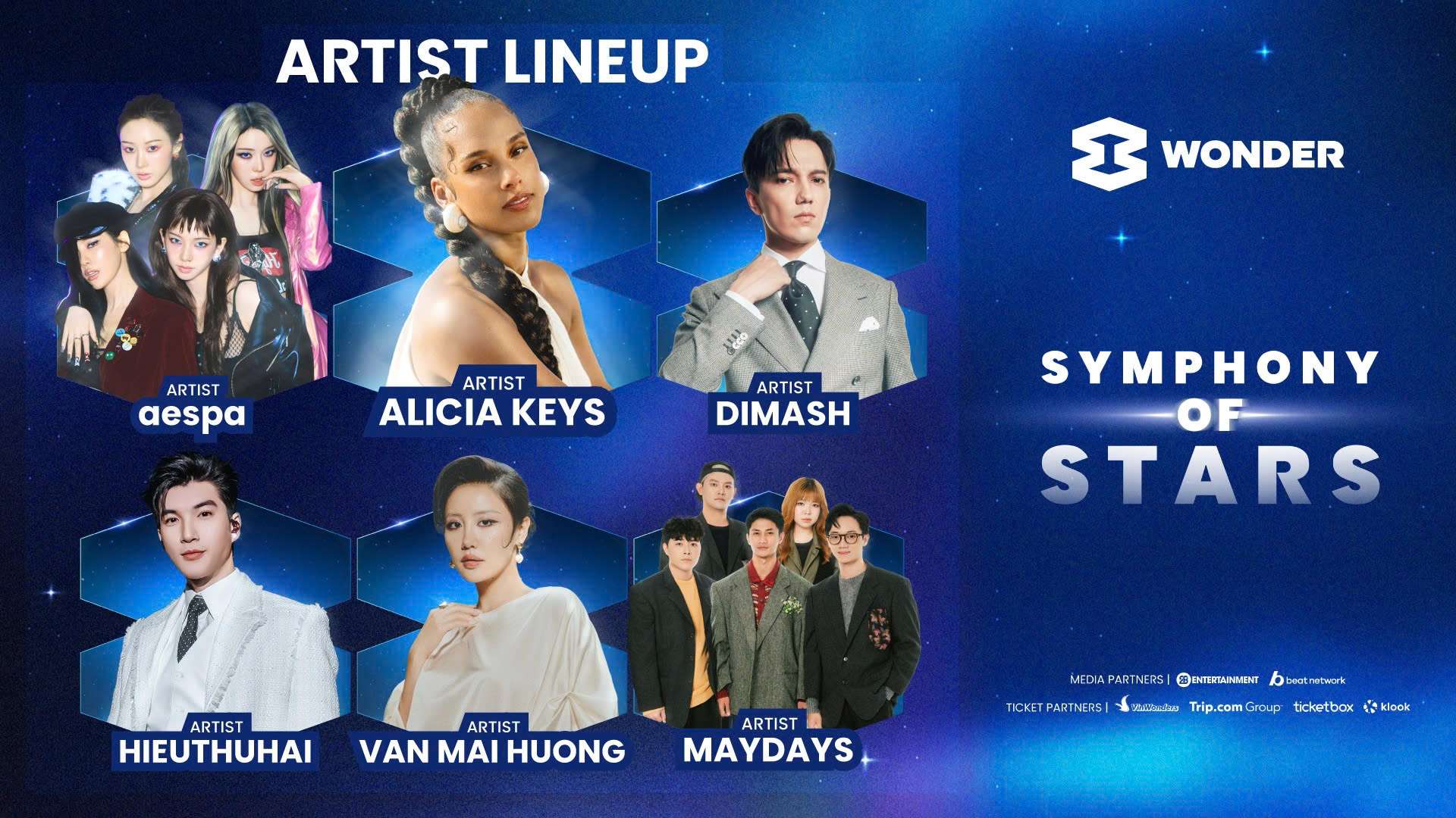 Alicia Keys, Aespa, Dimash cùng dàn sao Việt “đổ bộ” 8Wonder Winter 2025 13 1 3 1